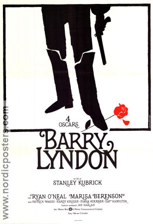 Barry Lyndon 1975 movie poster Ryan O´Neal Marisa Berenson Patrick Magee Stanley Kubrick Artistic posters