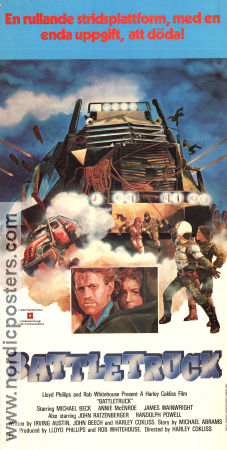 Battletruck 1983 poster Michael Beck Harley Cokeliss