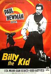 The Left Handed Gun 1960 movie poster Paul Newman Lita Milan Arthur Penn