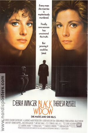 Black Widow 1987 poster Debra Winger Bob Rafelson