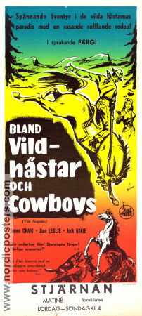 Bland vildhästar och cowboys 1948 poster Joan Leslie James Craig Jack Oakie Albert S Rogell