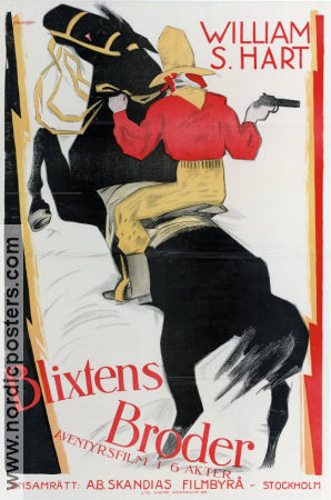 O´Malley of the Mounted 1921 movie poster William S Hart Eva Novak Lambert Hillyer