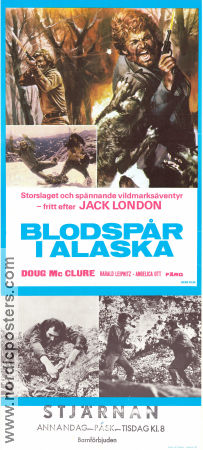 Blodspår i Alaska 1973 poster Doug McClure Harald Leipnitz Angelica Ott Harald Reinl