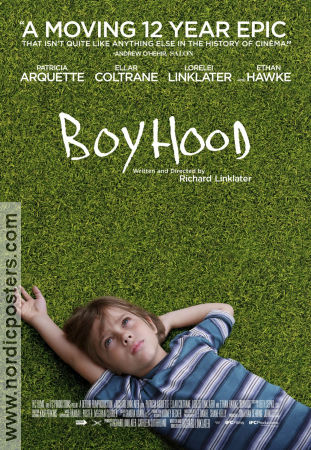 Boyhood 2014 movie poster Ellar Coltrane Patricia Arquette Richard Linklater Kids