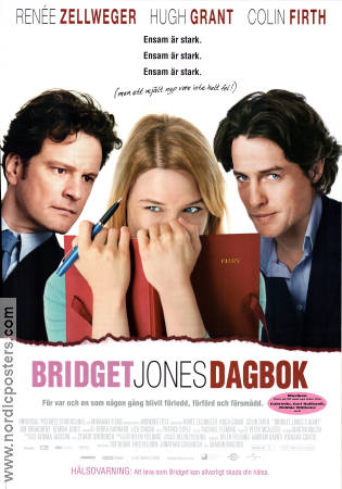 Bridget Jones´s Diary 2001 poster Renée Zellweger Sharon Maguire