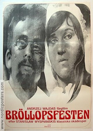 Wesele 1974 movie poster Andrzej Wajda Country: Poland Artistic posters