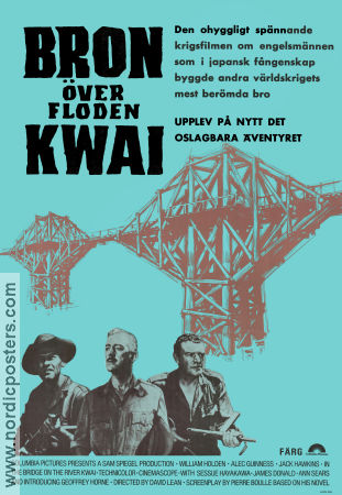 The Bridge on the River Kwai 1957 poster William Holden David Lean