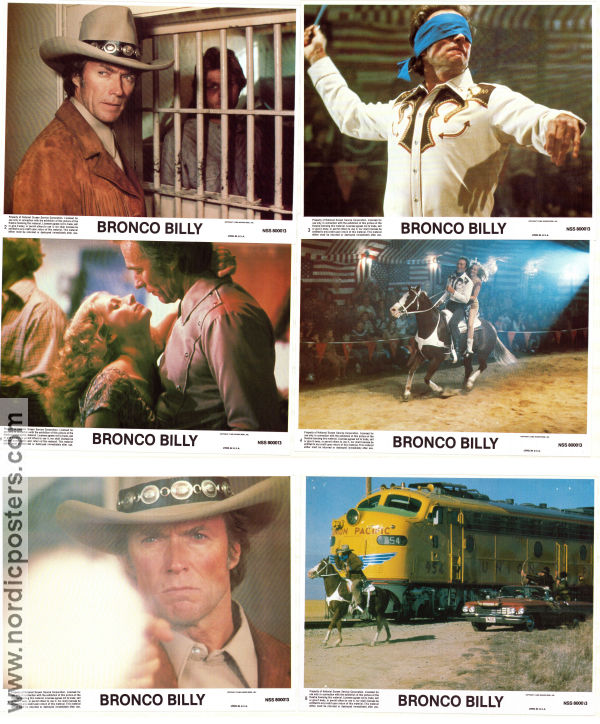 Bronco Billy 1980 large lobby cards Sondra Locke Clint Eastwood