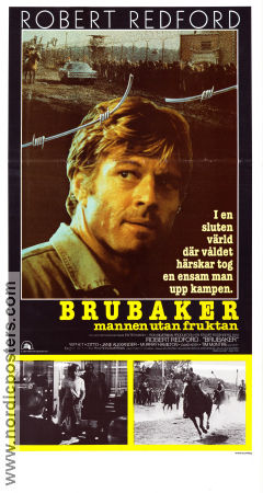 Brubaker 1980 movie poster Robert Redford Yaphet Kotto Morgan Freeman Bob Rafelson