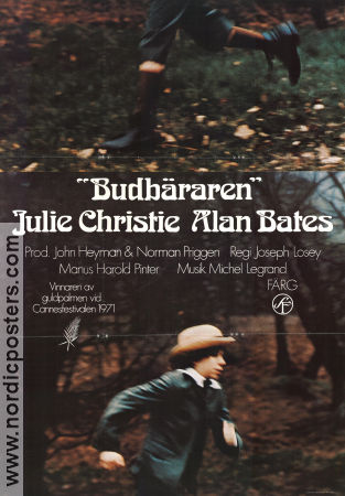 The Go-Between 1971 movie poster Julie Christie Alan Bates Joseph Losey