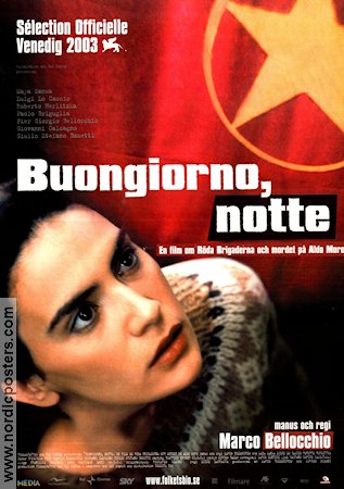 Buongiorno notte 2003 movie poster Maya Sansa Luigi Lo Cascio Roberto Herlitzka Marco Bellocchio