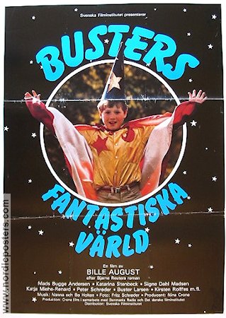 Busters fantastiska värld 1986 movie poster Bille August Denmark