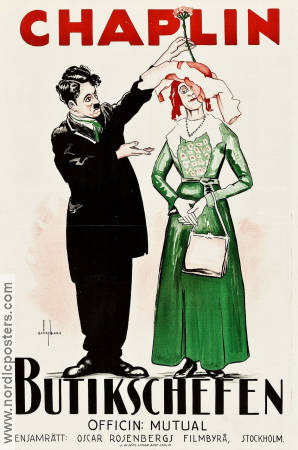 The Floorwalker 1916 poster Charlie Chaplin