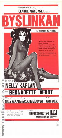 La fiancée du pirate 1969 movie poster Bernadette Lafont Georges Géret Henri Czarniak Nelly Kaplan
