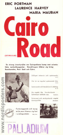 Cairo Road 1950 movie poster Eric Portman Laurence Harvey Maria Mauban David MacDonald