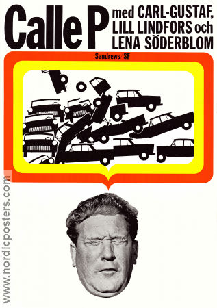 Calle P 1965 poster Carl-Gustaf Lindstedt Robert Brandt