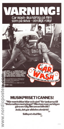 Car Wash 1976 movie poster Richard Pryor Franklyn Ajaye Sully Boyar Michael Schultz Cars and racing Disco