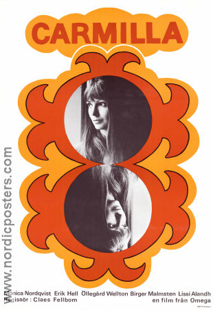 Carmilla 1968 poster Monica Nordquist Claes Fellbom