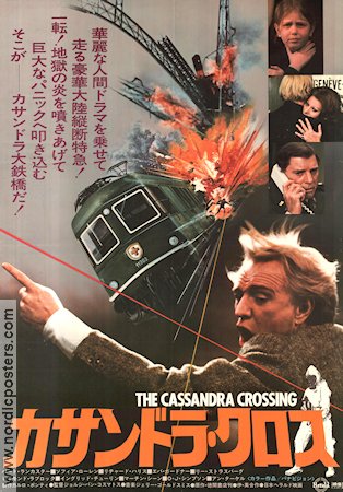 The Cassandra Crossing 1976 poster Sophia Loren George P Cosmatos