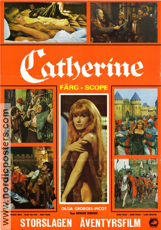 Catherine 1969 poster Olga Georges-Picot Bernard Borderie