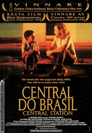 Central do Brasil 1998 poster Fernanda Montenegro Walter Salles