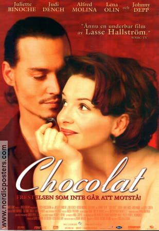 Chocolat 2001 poster Juliette Binoche Lasse Hallström