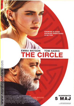 The Circle 2017 poster Emma Watson Tom Hanks John Boyega James Ponsoldt