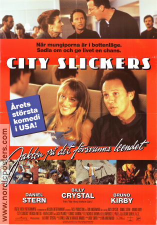 City Slickers 1991 movie poster Billy Crystal Daniel Stern Jack Palance Ron Underwood