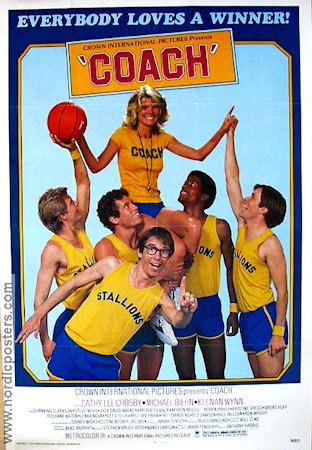 Coach 1978 movie poster Cathy Lee Crosby Michael Biehn Keenan Wynn Bud Townsend Sports School