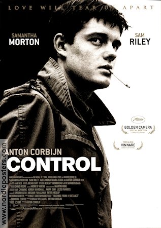 Control 2007 poster Sam Riley Anton Corbijn