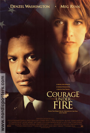 Courage Under Fire 1996 movie poster Denzel Washington Meg Ryan Lou Diamond Phillips Edward Zwick
