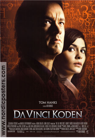 The Da Vinci Code 2006 poster Tom Hanks Ron Howard