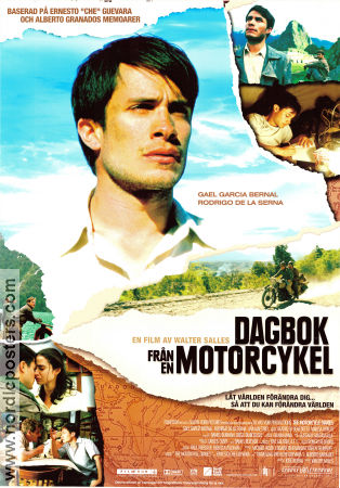 Diarios de motocicleta 2004 movie poster Gael Garcia Bernal Rodrigo de la Serna Mia Maestro Walter Salles Country: Argentina Motorcycles