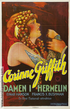 The Lady in Ermine 1927 movie poster Corinne Griffith Einar Hanson James Flood