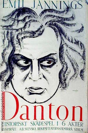 Danton 1921 movie poster Emil Jannings
