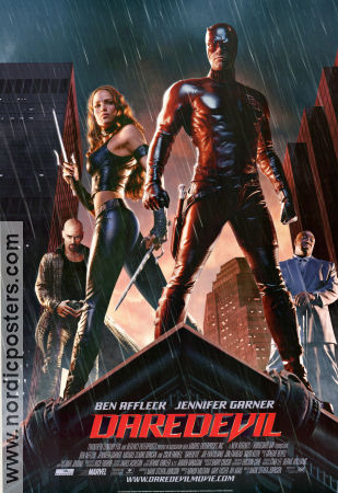 Daredevil 2003 movie poster Ben Affleck Jennifer Garner Colin Farrell Mark Steven Johnson Find more: Marvel From comics