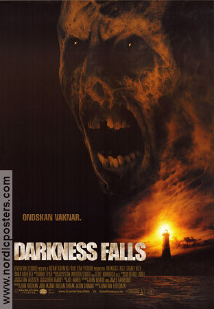 Darkness Falls 2003 movie poster Chanley Kley Emma Caulfield Ford Antony Burrows Jonathan Liebesman