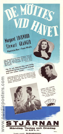 De möttes vid havet 1944 poster Margaret Lockwood Stewart Granger Tom Walls Leslie Arliss