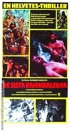 Ultimo Mondo Cannibale 1978 movie poster Ruggero Deodato Cult movies