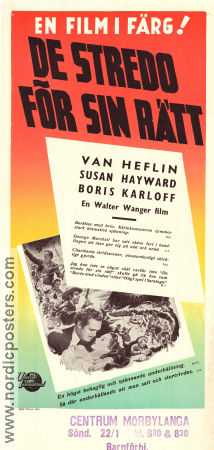 Tap Roots 1948 movie poster Van Heflin Susan Hayward Boris Karloff George Marshall