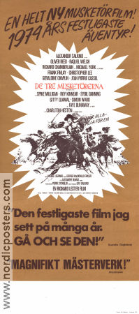 The Three Musketeers 1973 poster Oliver Reed Richard Lester