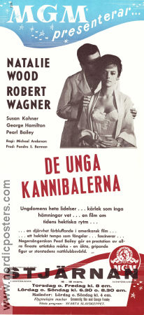 De unga kannibalerna 1960 poster Robert Wagner Natalie Wood Susan Kohner Vincente Minnelli