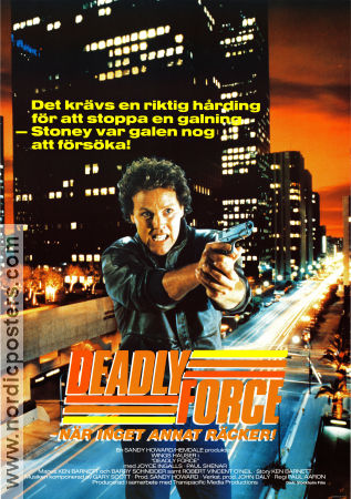 Deadly Force 1983 poster Wings Hauser Paul Aaron