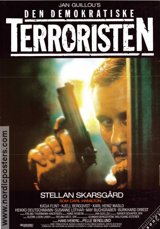The Democratic Terrorist 1992 poster Stellan Skarsgård Per Berglund