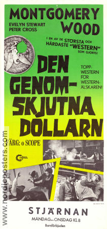 Den genomskjutna dollarn 1965 poster Giuliano Gemma Evelyn Stewart Pierre Cressoy Giorgio Ferroni Pengar