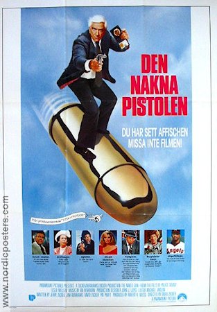 The Naked Gun 1988 movie poster Leslie Nielsen