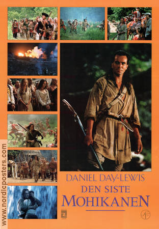 The Last of the Mohicans 1992 poster Daniel Day-Lewis Michael Mann