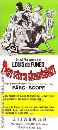 L´homme orchestre 1970 movie poster Louis de Funes Noelle Adam Olivier De Funes Serge Korber Musicals