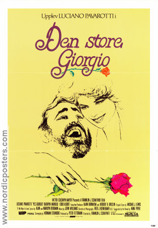 Yes Giorgio 1982 poster Luciano Pavarotti Franklin J. Schaffner