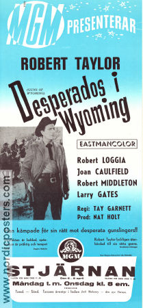 Desperados i Wyoming 1963 poster Robert Taylor Robert Loggia Joan Caulfield Tay Garnett